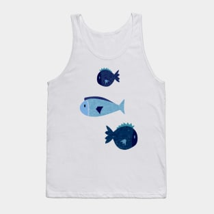 Cute Fish Art Tank Top